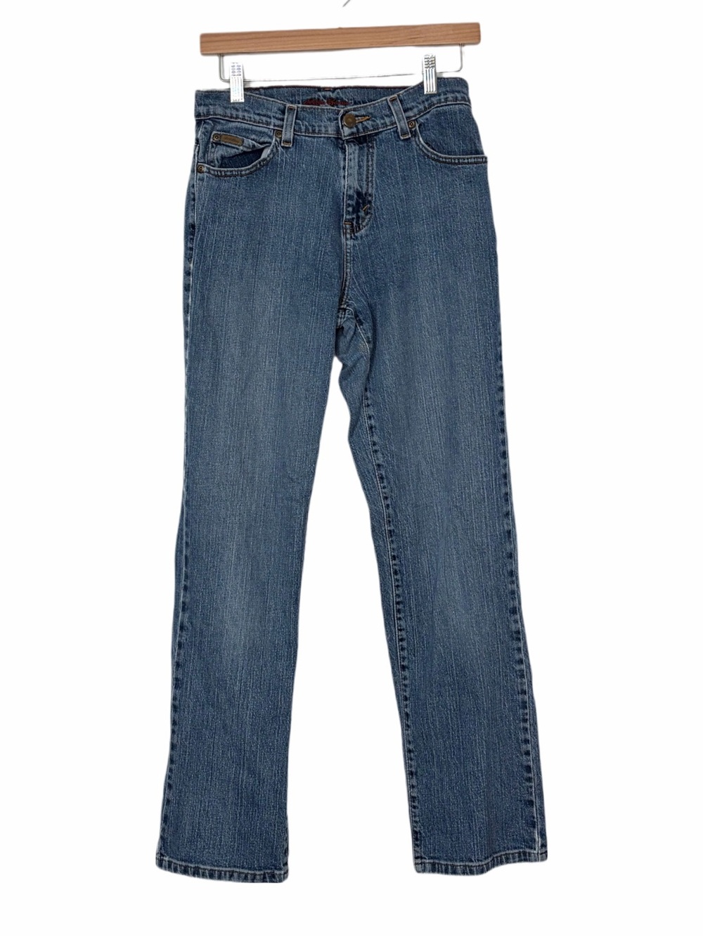 Eddie Bauer Women’s Stretch Natural Fit Jeans Size 6 High Waisted Straight Leg